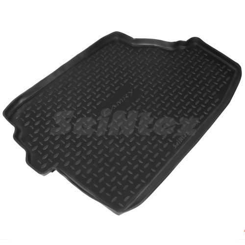 Коврик в багажник Toyota Camry (XV40) 2006-2009, полиуретан Seintex, Черный, V-2.4 Арт. 01294