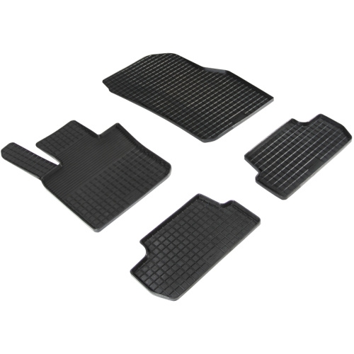Коврики в салон MINI Hatch (F56) 2013-2018 3 дв, резина Seintex "сетка", Черный, Арт. 93952