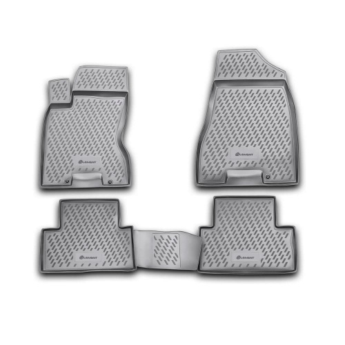 Коврики в салон Nissan X-Trail (T31) 2007-2011, полиуретан Element, Серый, Арт. CARNIS00031G