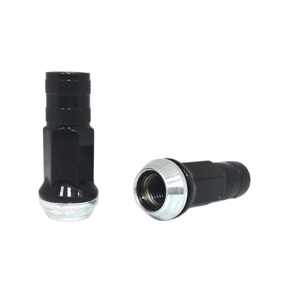 Гайка колеса M12x1.5 Конус h-53мм , Черный, Ключ 17, Арт. RR305345NSF(Black)