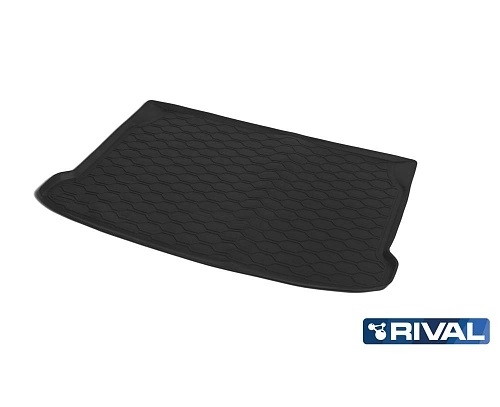 Коврик в багажник Mazda CX-30 2019-, полиуретан Rival, Черный, Арт. 13801008