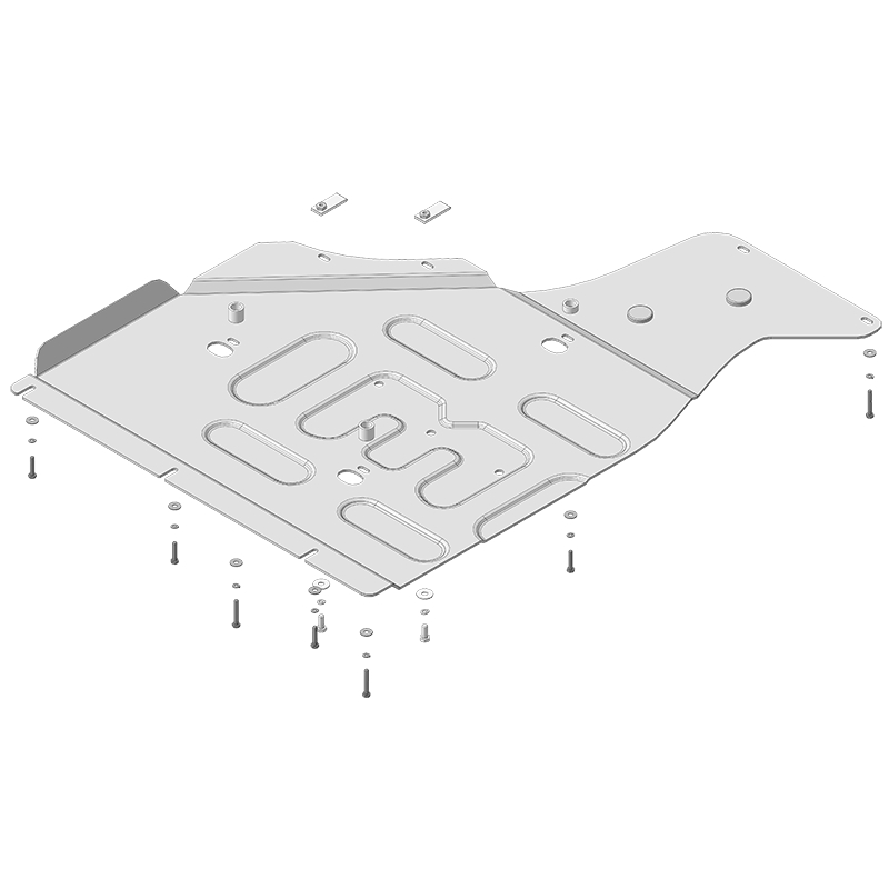 Защита силовых провод. Voyah Free 2020- V-1,5hyb; 4WD Арт. 348602