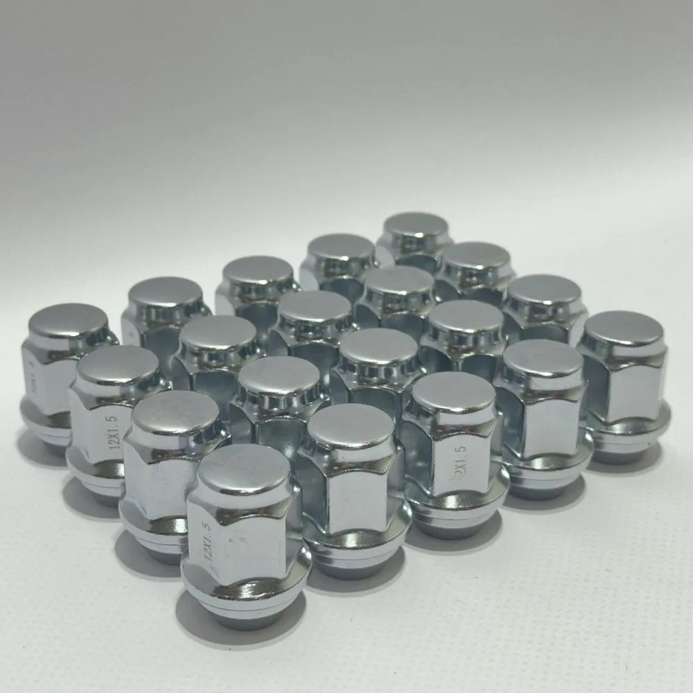 Гайка колеса M12x1.5 Конус h-33мм закрытая, Хром, Ключ 21, Hyundai Арт. 901445HUWP