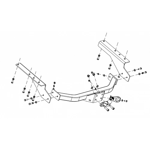 Фаркоп Toyota RAV4 (XA40) 2012-2015 BALTEX Арт. 24238821