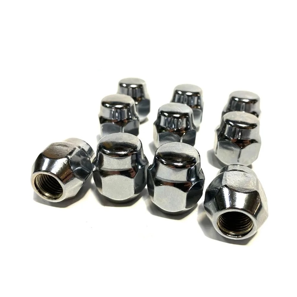 Гайка колеса M12x1.25 Конус h-26мм закрытая, Хром, Ключ 21, Арт. 701144HT