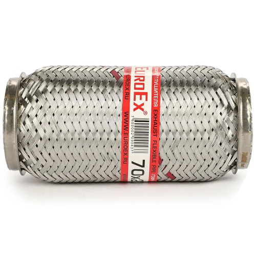 Гофра глушителя 70х200мм. Interlock арт. 70X200IL