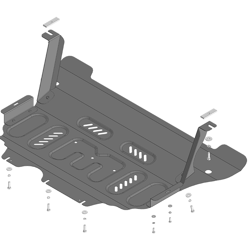 Защита картера двигателя Volkswagen Tiguan Long 2024- Pro Арт. 72709