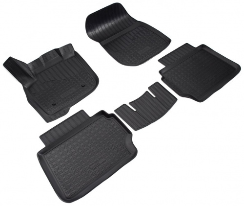 Коврики в салон Ford Mondeo  2012-2019 Седан, полиуретан 3D Norplast, Черный, Арт. NPA11-C22-500