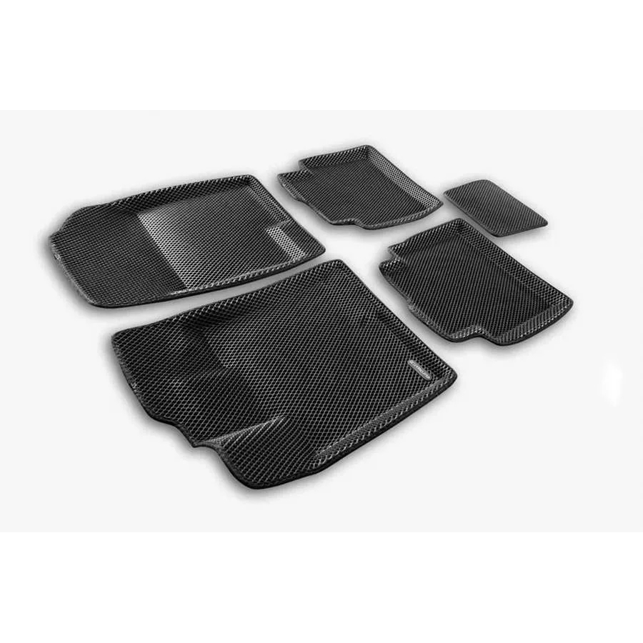 Коврики в салон Haval Jolion 2021-, 3D EVA Euromat, Черный, 4WD Арт. EM3DEVA0014101