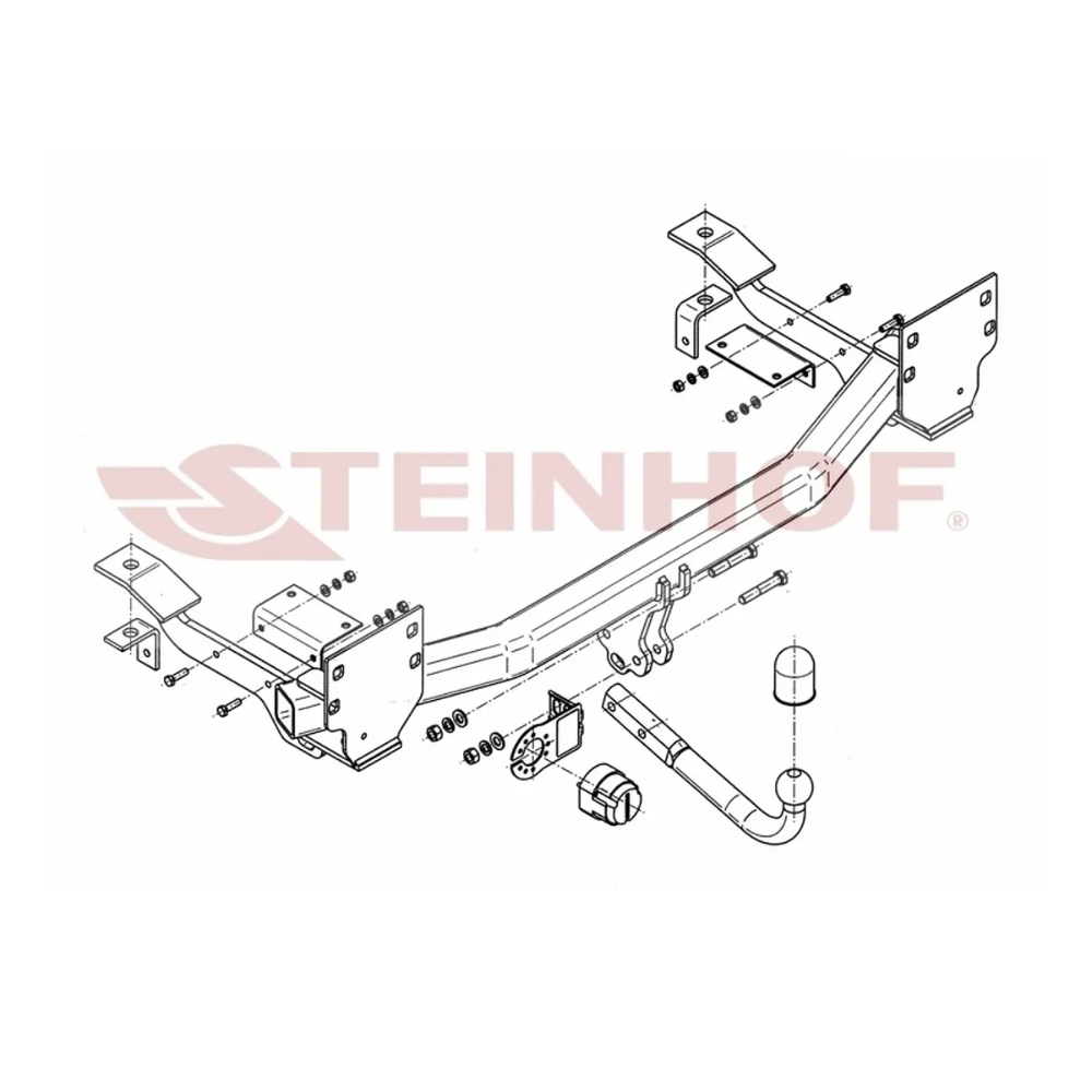 Фаркоп Range Rover (L322) 2001-2005 Steinhof Арт. L110