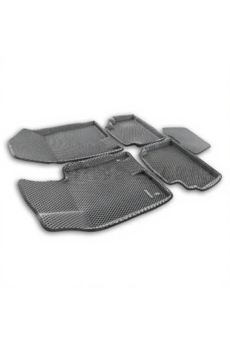 Коврики в салон Hyundai Sonata (DN8) 2019-2023, 3D EVA Euromat, Серый, Арт. EM3DEVA002708G