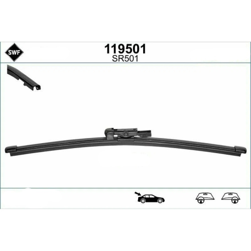 Щётка задняя SWF Das Original Rear 501 380мм арт. 119501