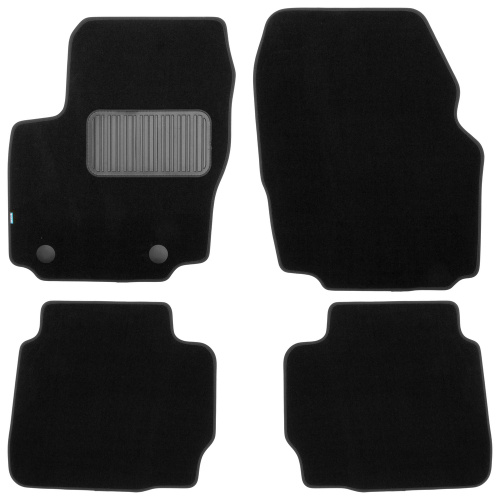 Коврики в салон Ford Mondeo  2010-2014 FL Седан, текстильные Klever premium, Черный, Арт. KLEVER03163322110KH