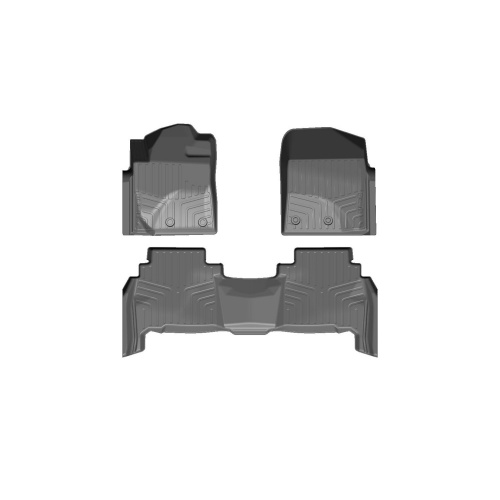 Коврики в салон Toyota Land Cruiser 200 2012-2015 FL1, резина 3D SRTK LUX, Черный, Арт. 3D.LE.LX.07G.08001