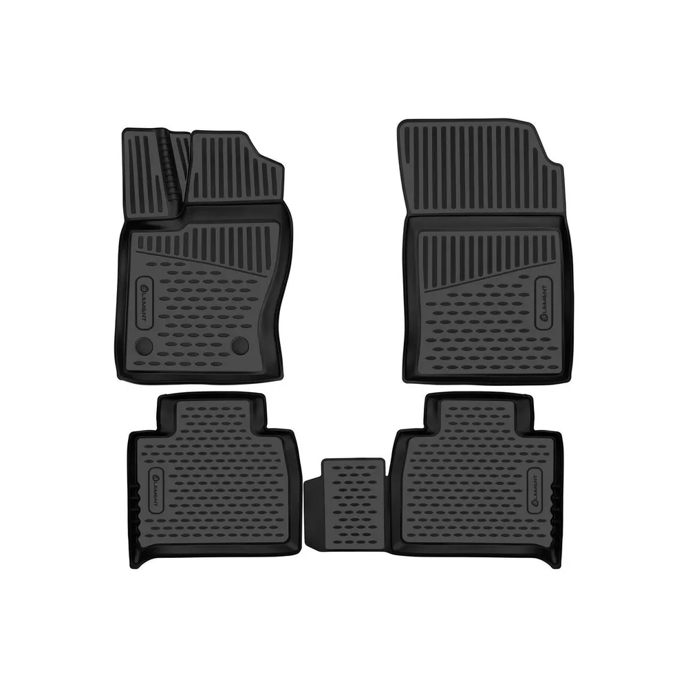 Коврики в салон Haval H5 II 2024-, полиуретан 3D Element, Черный, Арт. ELEMENT3DAN0718210K
