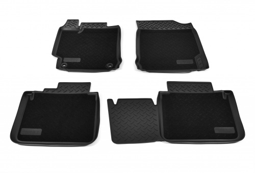 Коврики в салон Toyota Camry (XV50) 2011-2014, комбинированные Norplast, Черный, Арт. NPLPO8807CM