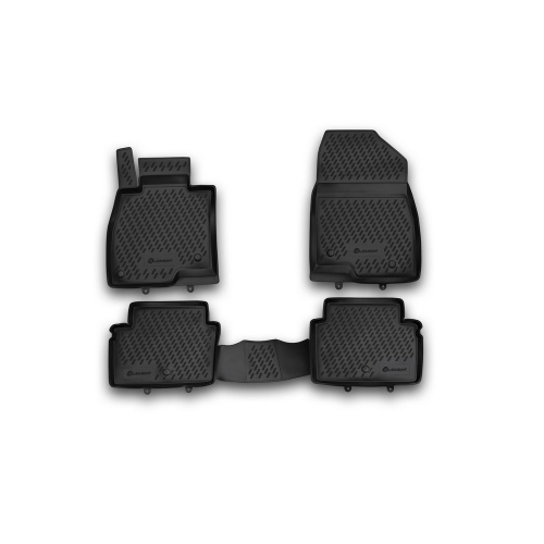 Коврики в салон Mazda 6 (GJ) 2012-2015 Седан, полиуретан Element, Черный, Арт. CARMZD00027h