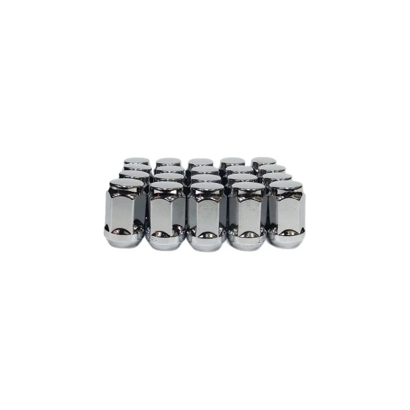 Комплект гаек M12x1.25 Конус h-35мм закрытая, Хром, Ключ 19, Арт. KK801444HT/Cr