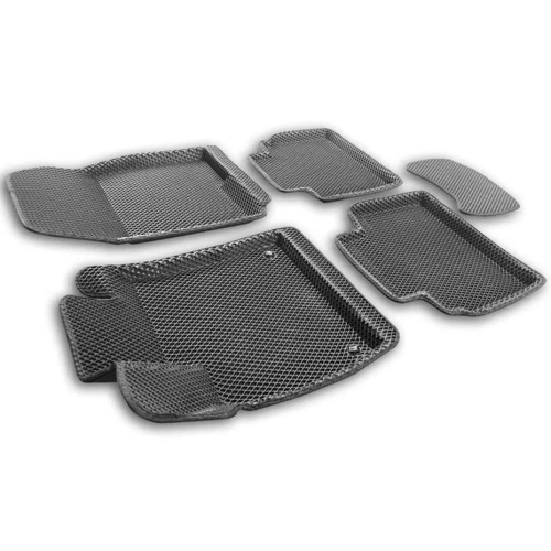 Коврики в салон Honda Accord  2017-2020, 3D EVA Euromat, Черный, Арт. EM3DEVA002607