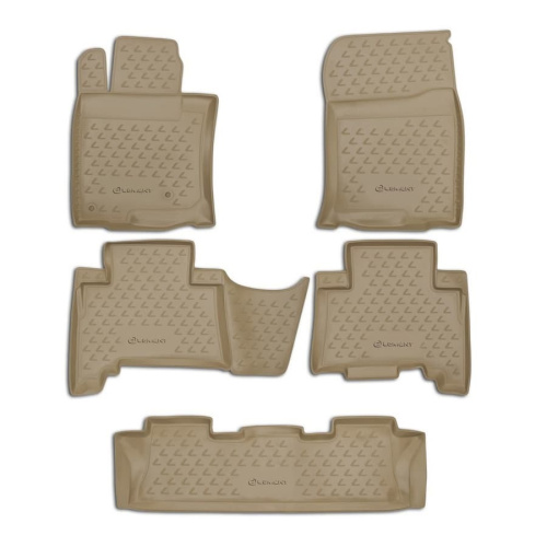 Коврики в салон Lexus GX 460 2009-2013, полиуретан Element, Бежевый, GX 460 Арт. NLC.29.12.212k
