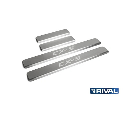 Накладки на пороги Mazda CX-5 (KE) 2011-2015    Арт. NP38033