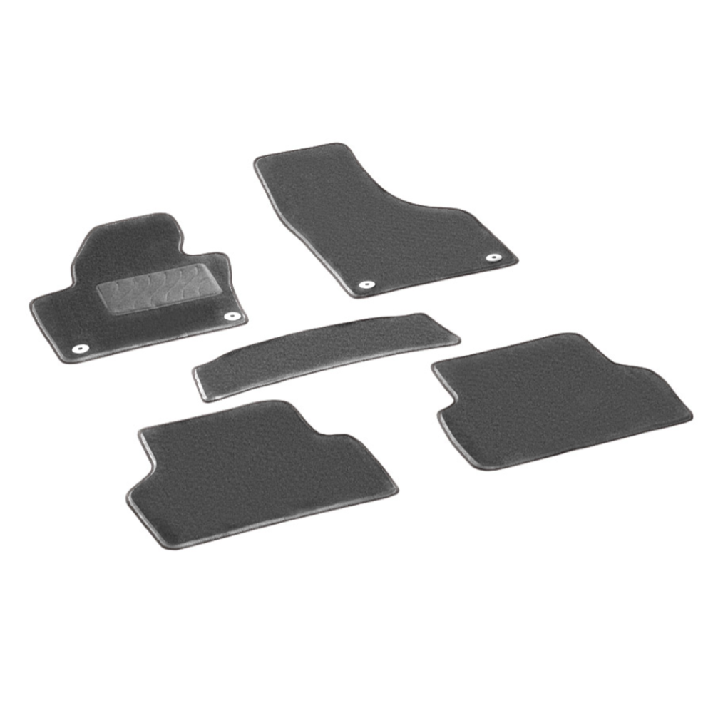 Коврики в салон Volkswagen Tiguan  2007-2011, ткань Seintex Lux, Графит, Арт. 100011