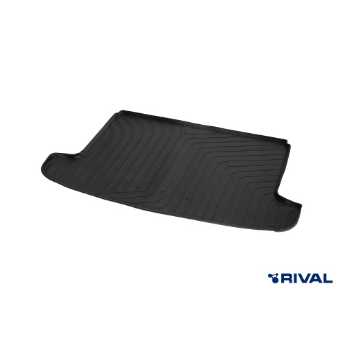 Коврик в багажник Changan CS35 Plus 2021- FL, полиуретан Rival, Черный, Арт. RIV18902002