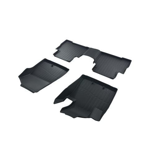 Коврики в салон Kia Sorento  (XM) 2012-2021 FL, резина 3D SRTK LUX, Черный, Арт. 3D.KI.SOR.12G.02089