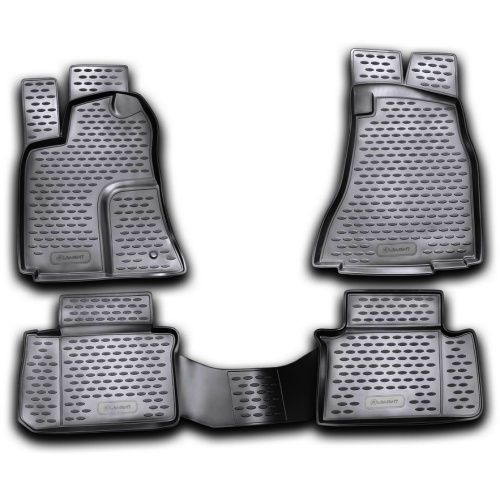 Коврики в салон Chrysler 300C  2004-2007 Седан, полиуретан Element, Черный, Арт. NLC.09.03.210