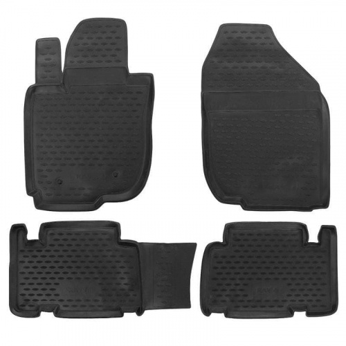 Коврики в салон Toyota RAV4 (XA30) 2005-2010, полиуретан Element, Черный, Арт. NLC4809210