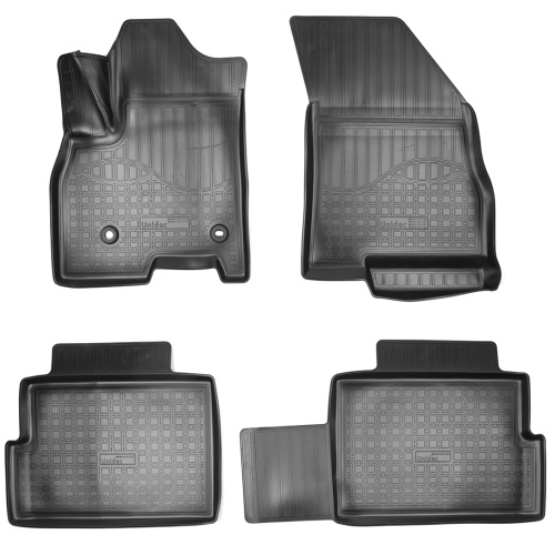 Коврики в салон Chery Tiggo 7 Pro 2020-, полиуретан 3D Norplast, Черный, Арт. NPA11-C11-741-2