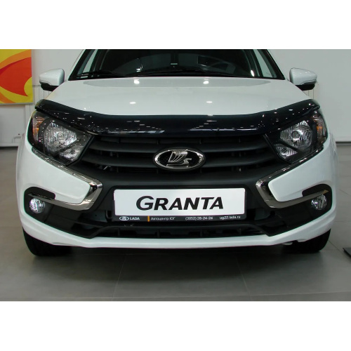 Дефлектор капота SIM для LADA (ВАЗ) Granta, арт.SVAZGR1812