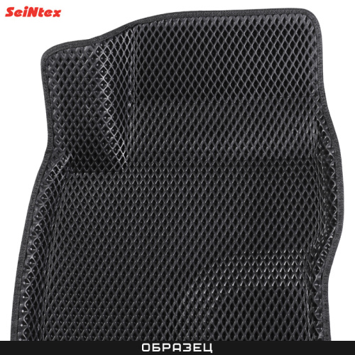 Коврики в салон Hyundai Santa Fe (CM) 2010-2012 FL, 3D EVA Seintex "сота", Черный, Арт. 98409