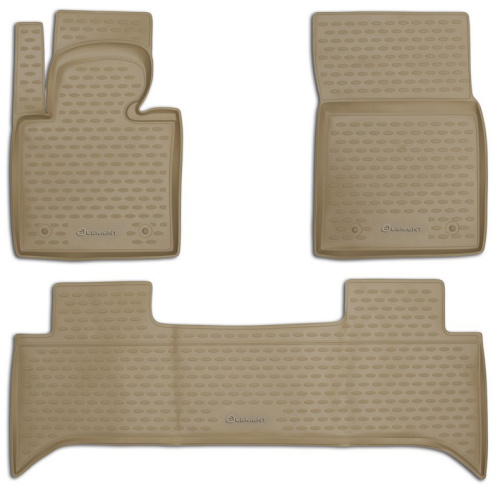 Коврики в салон Range Rover (L322) 2001-2005, полиуретан Element, Бежевый, Арт. NLC.28.04.212k