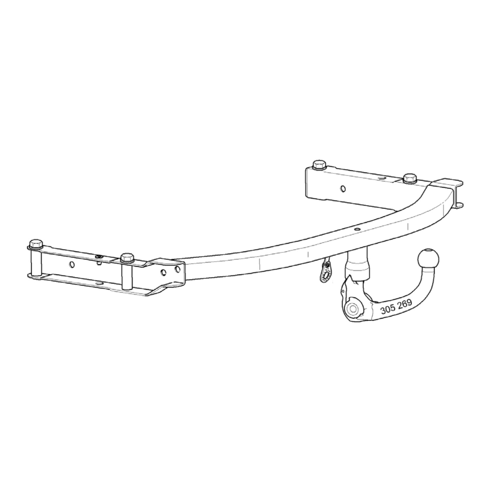 Фаркоп Audi A6 (C6) 2004-2008 Универсал Avant WESTFALIA Арт. AD63U