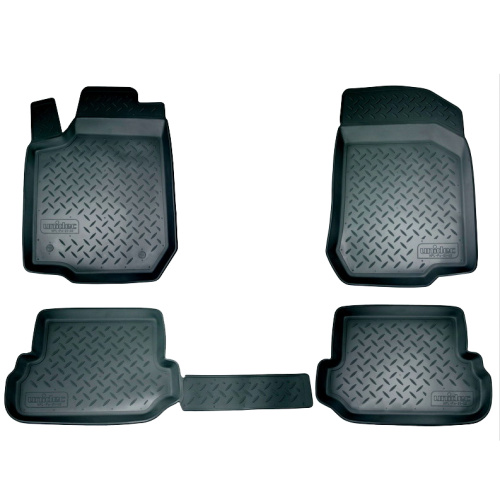 Коврики в салон Volvo C30  2006-2010, полиуретан Norplast, Черный, Арт. NPL-Po-96-41