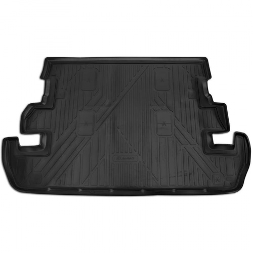 Коврик в багажник Toyota Land Cruiser 200 2012-2015 FL1, полиуретан Element, Черный, 7 мест Арт. ELEMENT48124B13