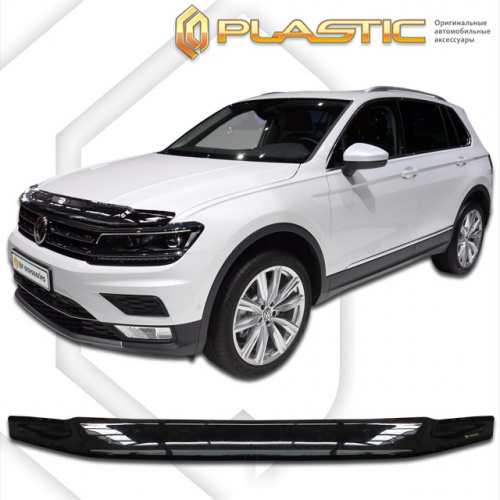Дефлектор капота Ca-Plastic для Volkswagen Tiguan, арт.CA-1266