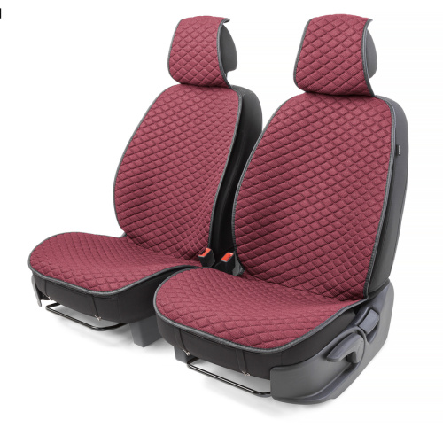 Накидки на передние сиденья CarPerformance, 2 шт. материал  fiberflax (лен), крупное плетение, прост