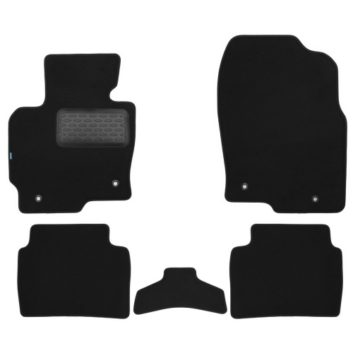 Коврики в салон Mazda CX-5 (KE) 2011-2015, текстильные Klever premium, Черный, Арт. KVR03332222110KH