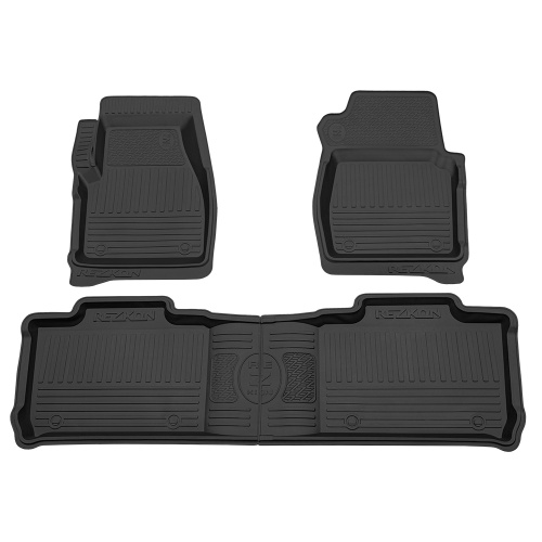 Коврики в салон UAZ (УАЗ) Patriot 3163 2016- FL3, резина Rezkon, Черный, Comfort Арт. 1041010300