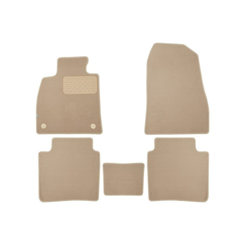 Коврики в салон Hongqi H5 2022-, ткань Klever premium, Бежевый, Арт. KLEVER0411600522110KH