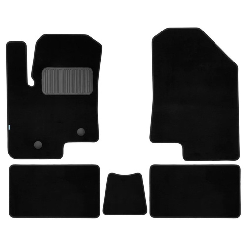 Коврики в салон Changan CS35 Plus 2021- FL, ткань Klever premium, Черный, Арт. KLEVER0509200722110KH