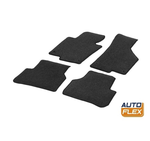 Коврики в салон Volkswagen Passat (B6) 2005-2010 Универсал, ткань AutoFlex Standart, Черный, Арт. 4580401