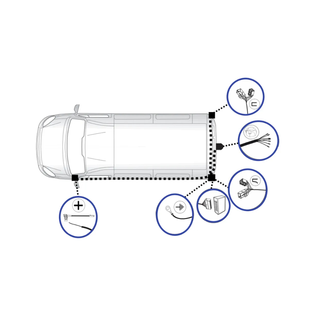 Блок согласования ГАЗ Соболь NN 2022- Фургон 7 pin TowRus Арт. 0127952307
