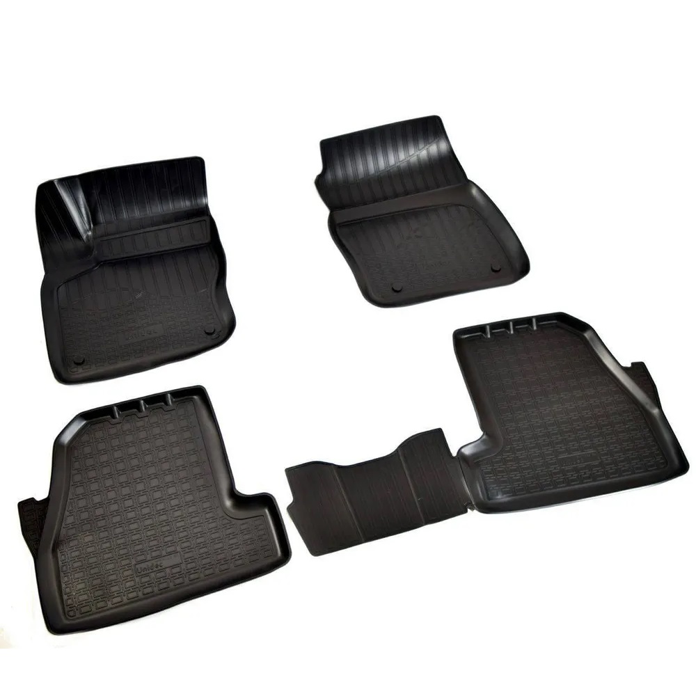 Коврики в салон Ford Focus  2010-2015 Хэтчбэк 5 дв., полиуретан 3D Norplast, Черный, Арт. NPA11-C22-183