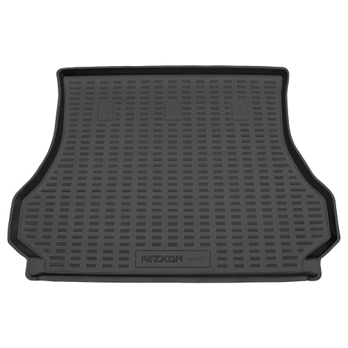 Коврик в багажник Hyundai Santa Fe Classic 2007-2013 Тагаз, пластик Rezkon, Черный, Арт. 5020045100