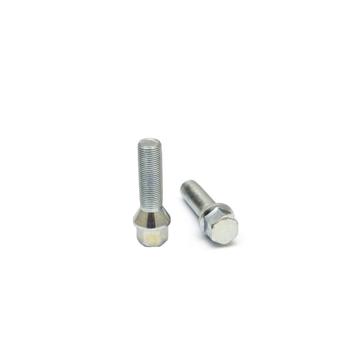 Болт колёсный M14x1.25 Конус L-42мм Цинк, Ключ 17, Арт. 077165