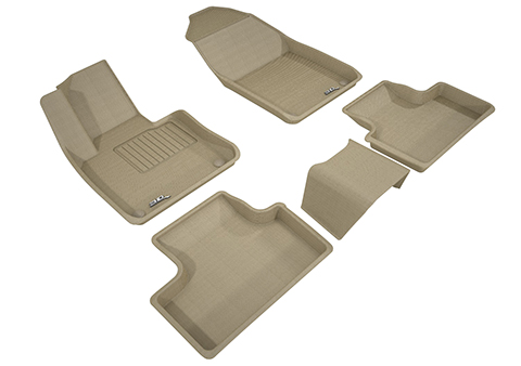 Коврики в салон Volvo S60  2018-2023, 3D ткань Sotra Lux, Бежевый, Арт. ST 74-00677