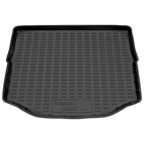 Коврик в багажник Toyota RAV4 (XA40) 2012-2015, полиуретан Rezkon, Черный, полноразмерное колесо Арт. 5534035200